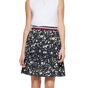 Tommy Hilfiger pleated daisy print skirt